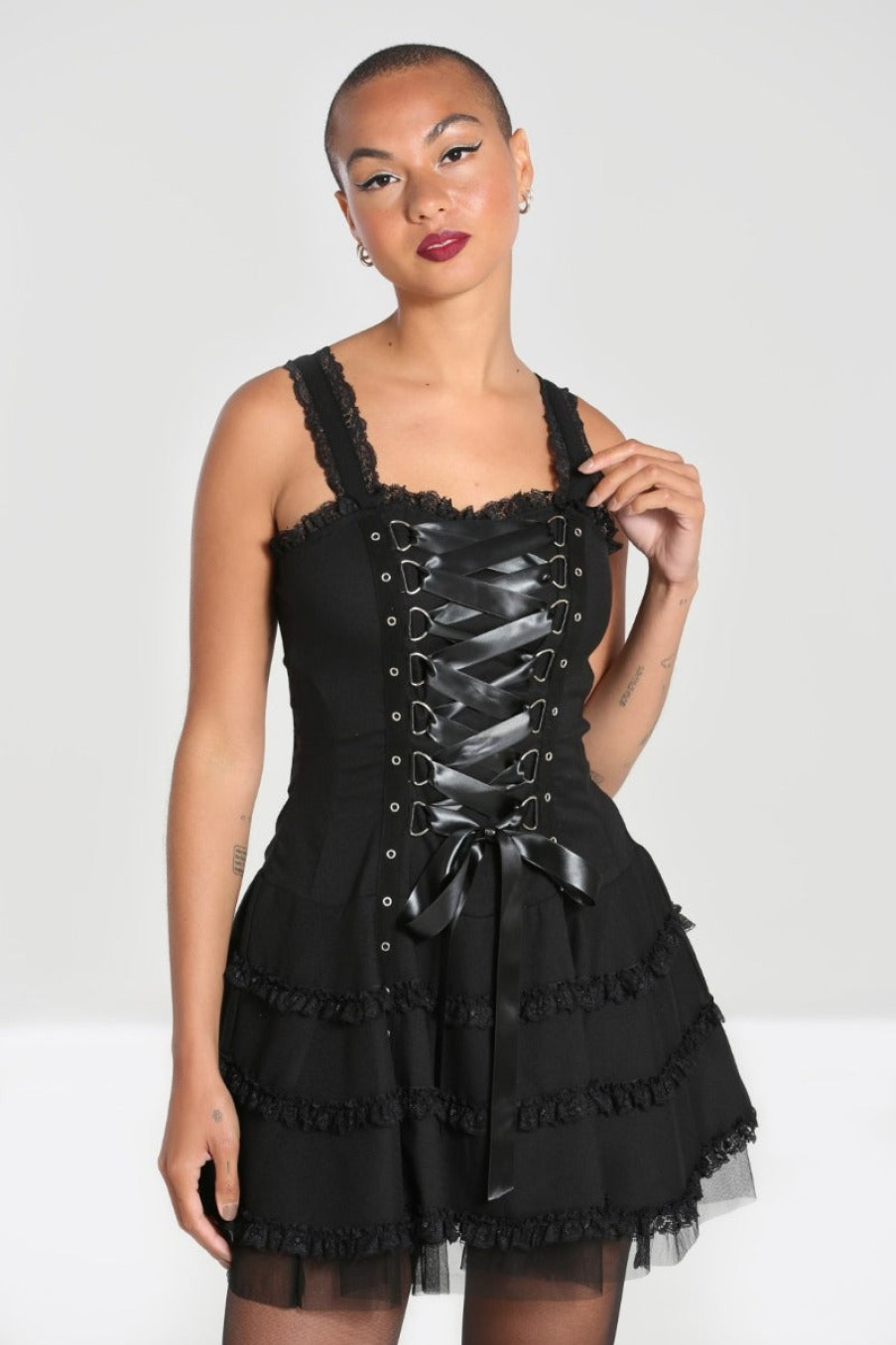 Hell Bunny Mini Dresses | Harley Plain Dress