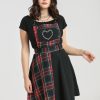 Hell Bunny Mini Dresses | Heather Pinafore Dress