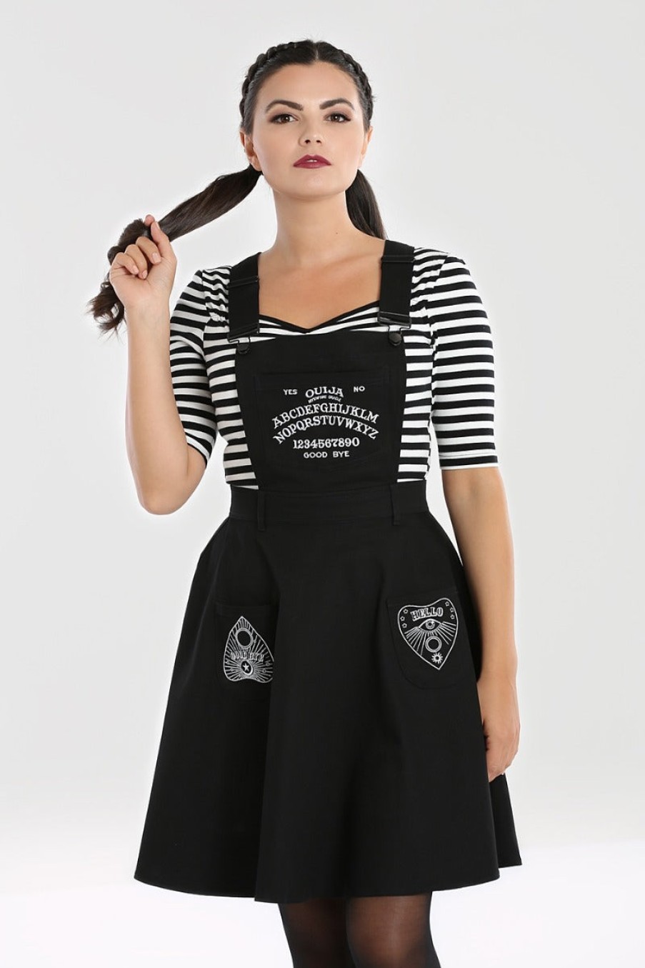 Hell Bunny Mini Dresses | Samara Pinafore Dress