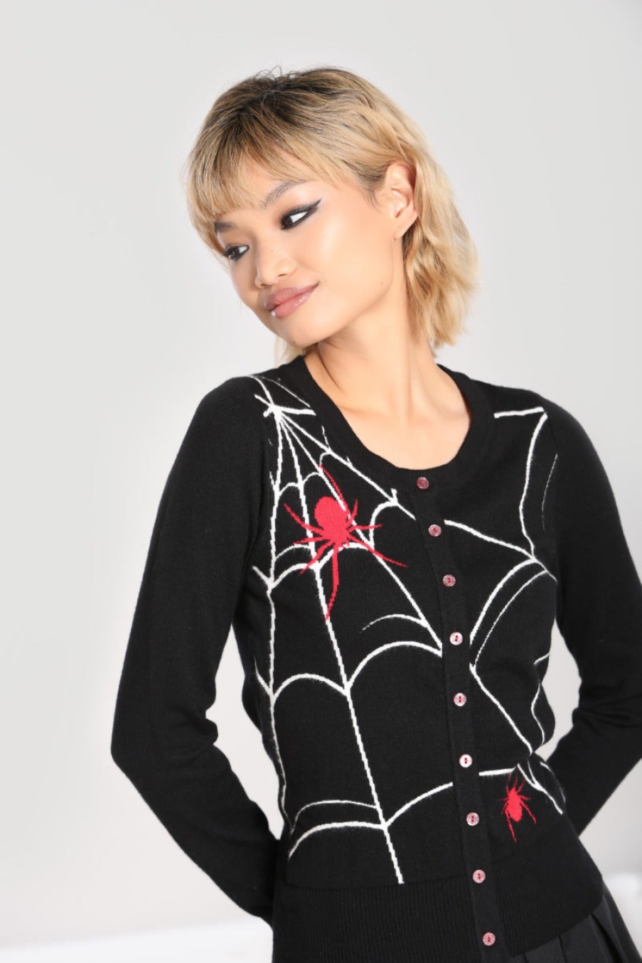 Hell Bunny Cardigans | In A Web Cardigan