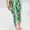 Hell Bunny Trousers | Rainforest Cigarette Trousers