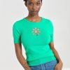 Hell Bunny Knitted Tops | Flower Power Top