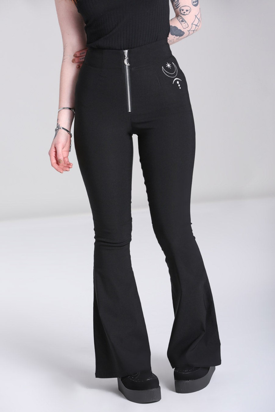 Hell Bunny Trousers | Eclipse Trousers