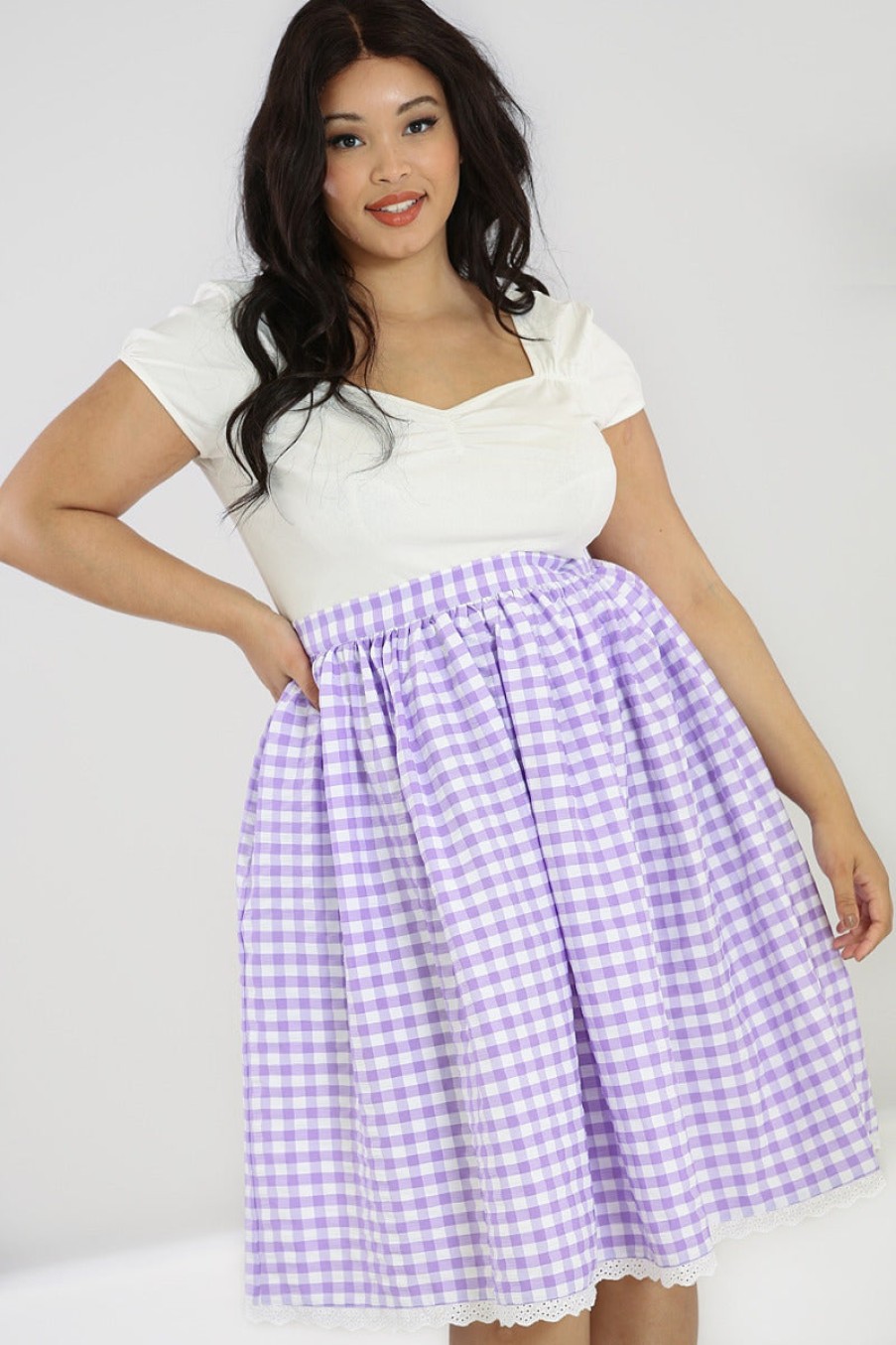 Hell Bunny Midi Skirts | Bb 50'S Skirt