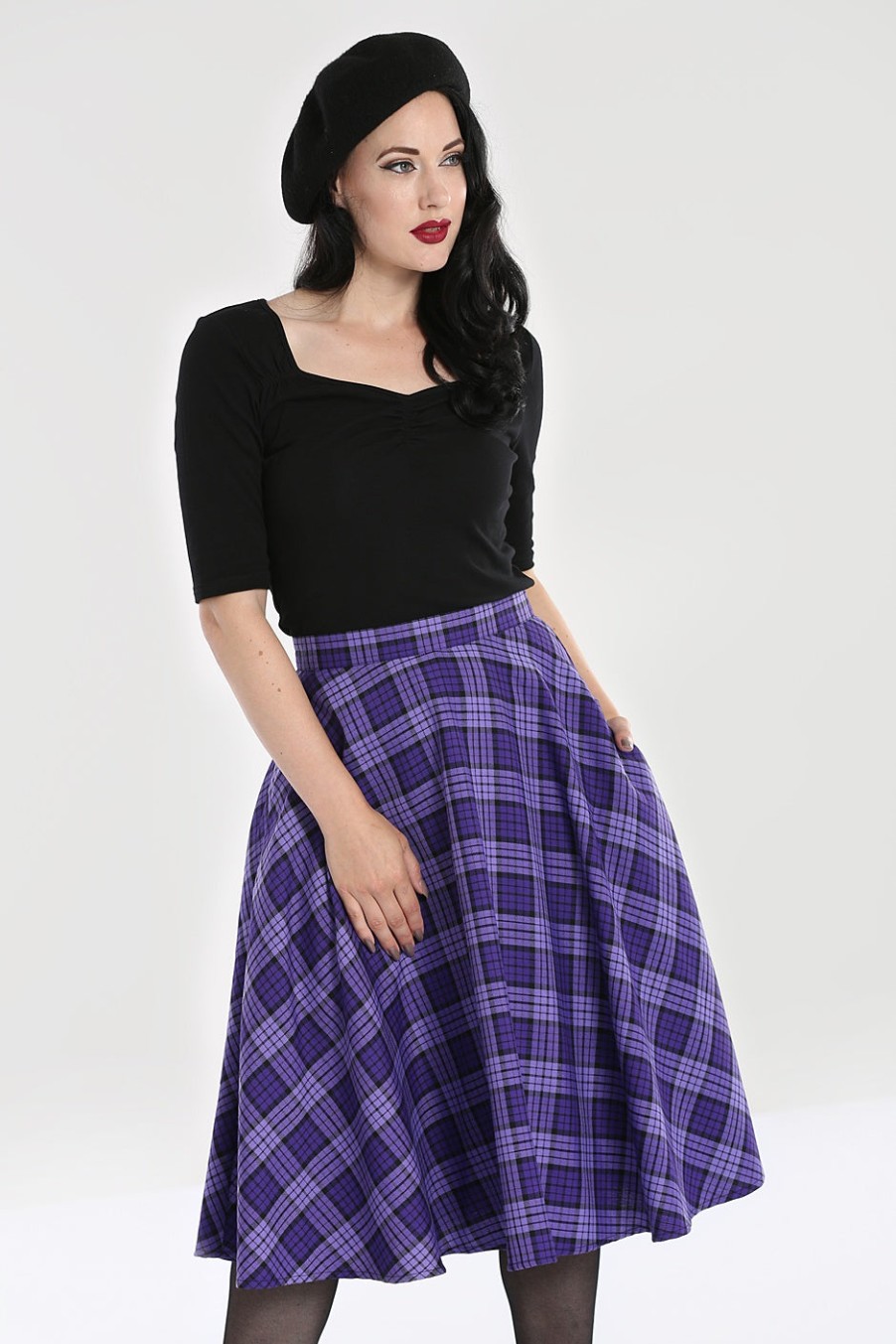 Hell Bunny Midi Skirts | Kennedy 50'S Skirt