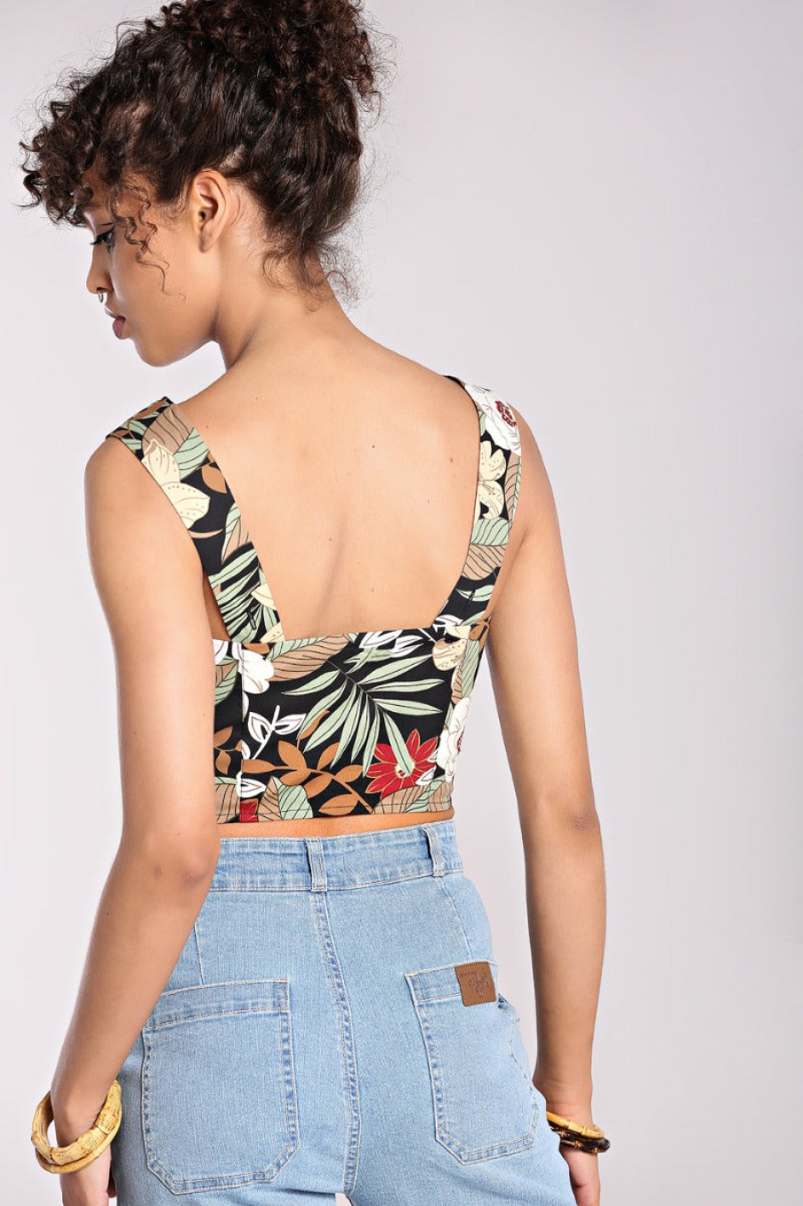 Hell Bunny Crop Tops | Adelaida Crop Top