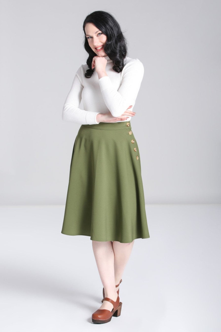 Hell Bunny Knee Skirts | Ravenwood Skirt Plus