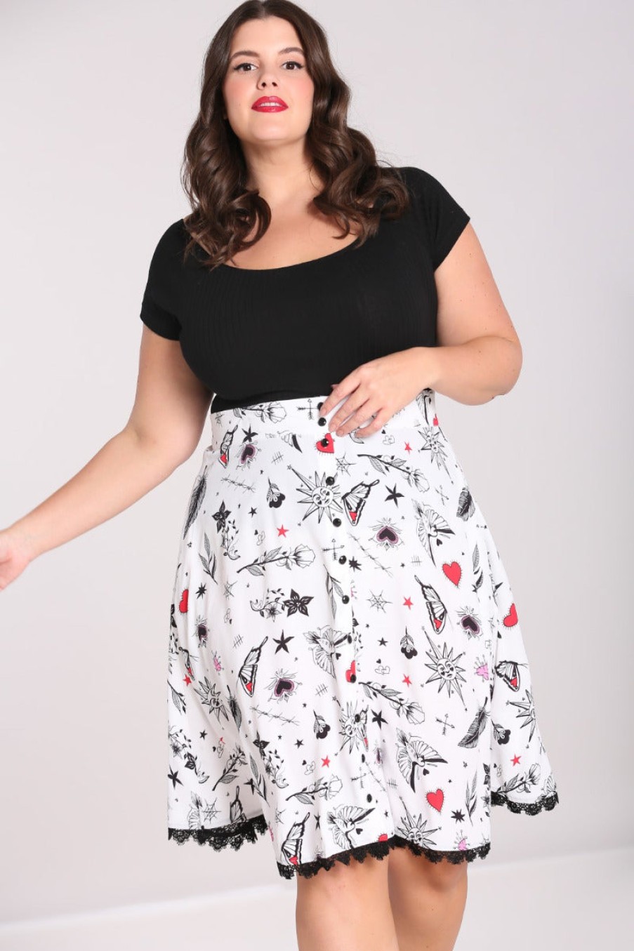 Hell Bunny Knee Skirts | Avery Skirt