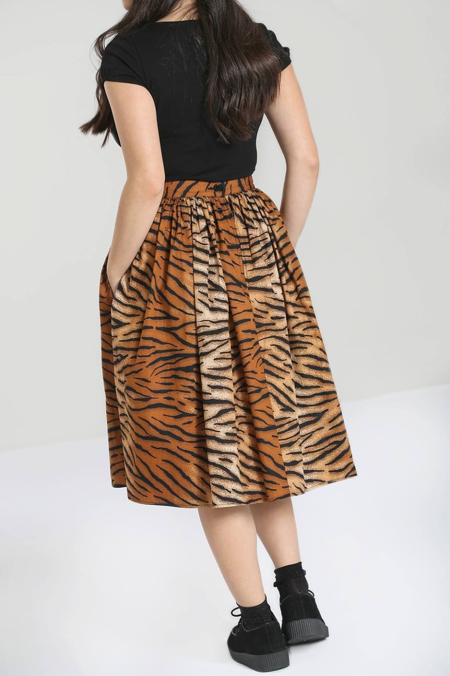 Hell Bunny Midi Skirts | Tora 50'S Skirt