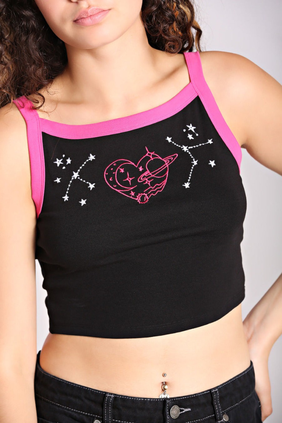 Hell Bunny Crop Tops | Andromeda Crop Top