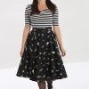 Hell Bunny Midi Skirts | Trick Or Treat 50'S Skirt