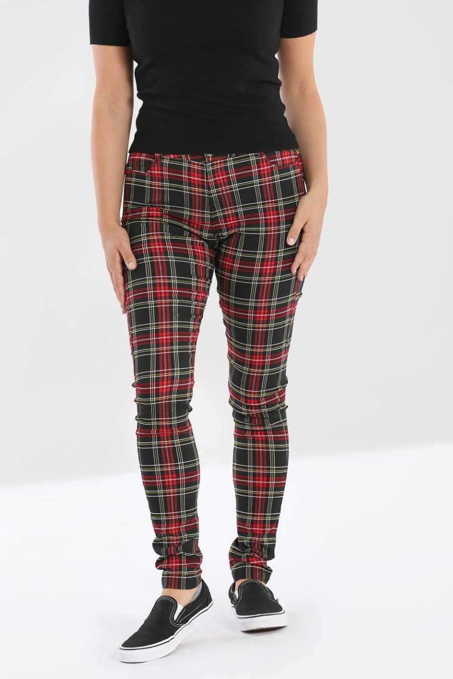 Hell Bunny Trousers | Clash Skinny Trousers