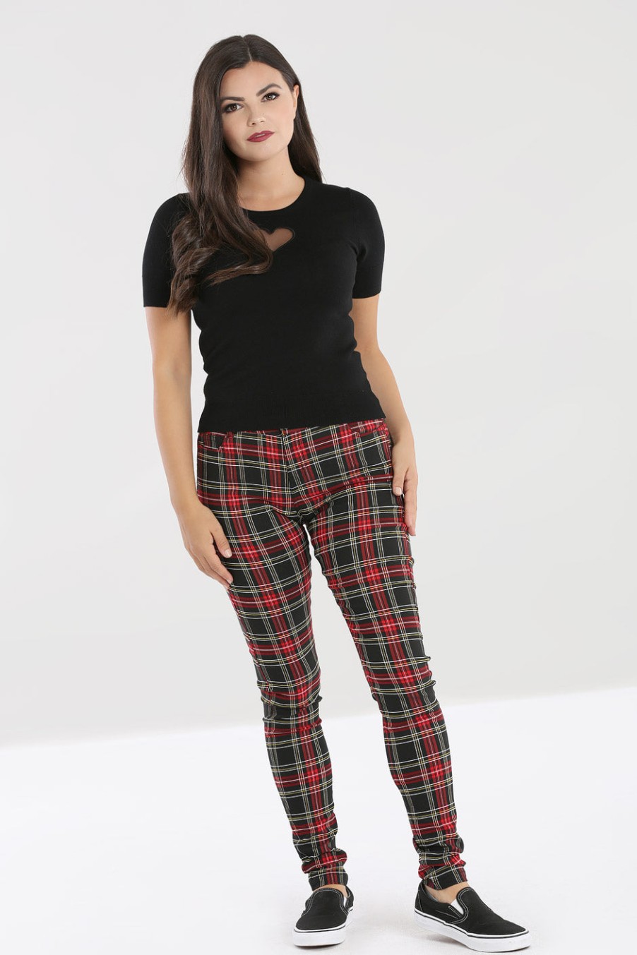 Hell Bunny Trousers | Clash Skinny Trousers