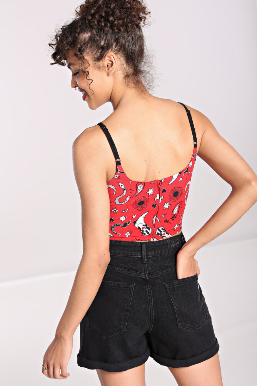 Hell Bunny Crop Tops | Emmylou Crop Top