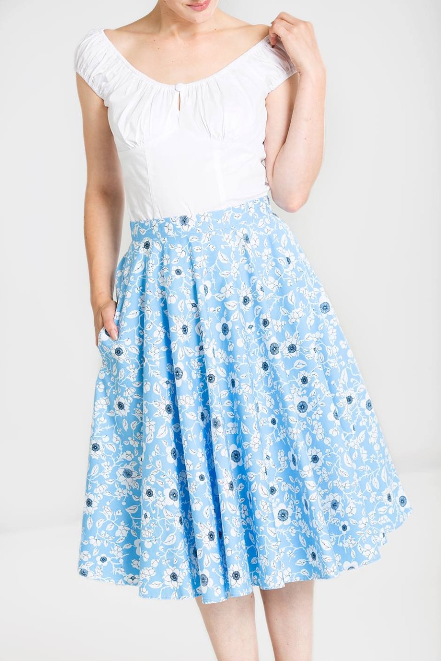 Hell Bunny Midi Skirts | Daphne 50'S Skirt