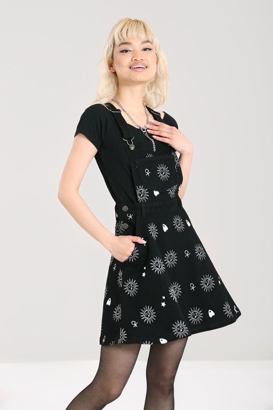 Hell Bunny Dresses | Oculus Pinafore Dress