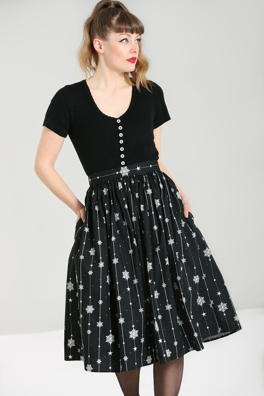 Hell Bunny Midi Skirts | Belle 50'S Skirt