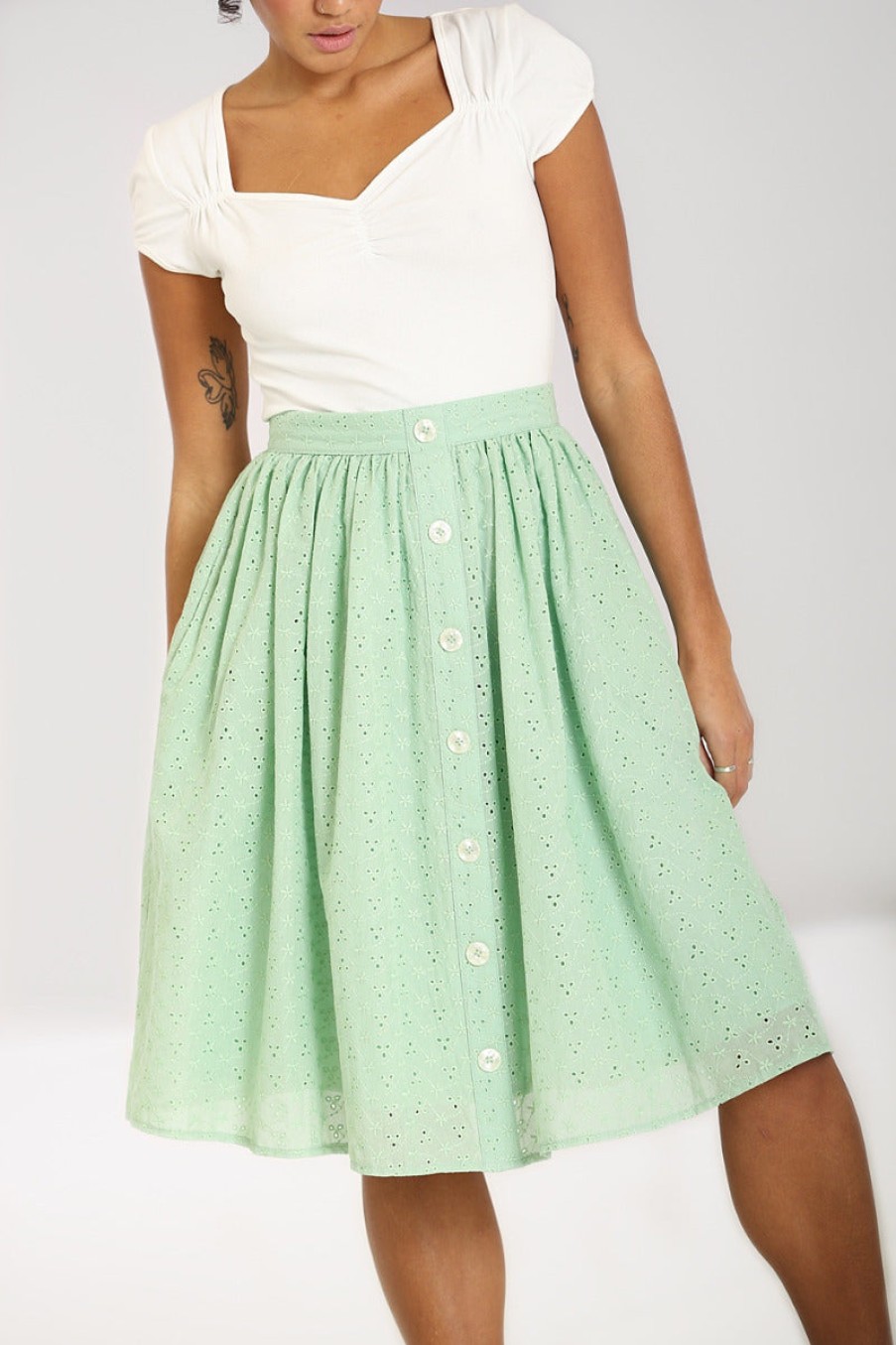 Hell Bunny Midi Skirts | Celia 50'S Skirt