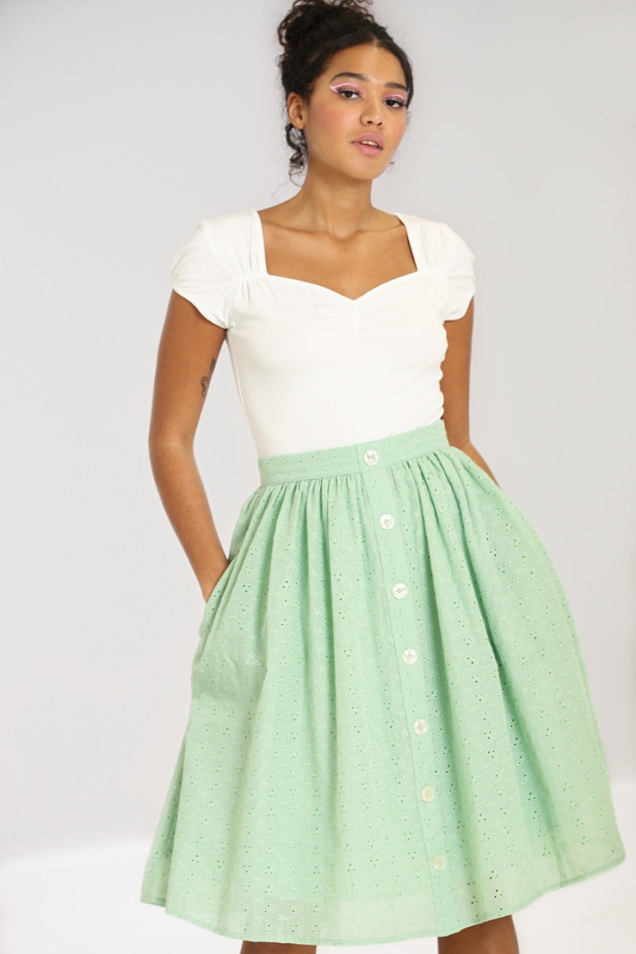 Hell Bunny Midi Skirts | Celia 50'S Skirt