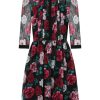 Hell Bunny Knee Dresses | Bed Of Roses Dress