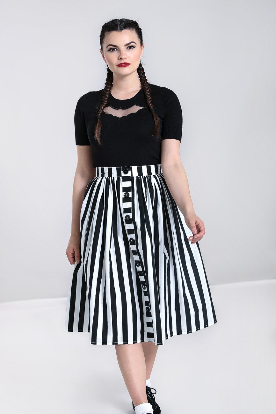 Hell Bunny Midi Skirts | Juno 50'S Skirt