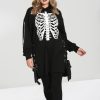 Hell Bunny Loungewear | Skeleton Hoodie Dress