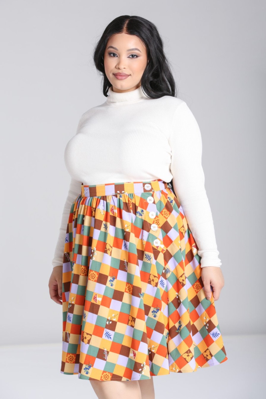 Hell Bunny Knee Skirts | Hawthorn Skirt