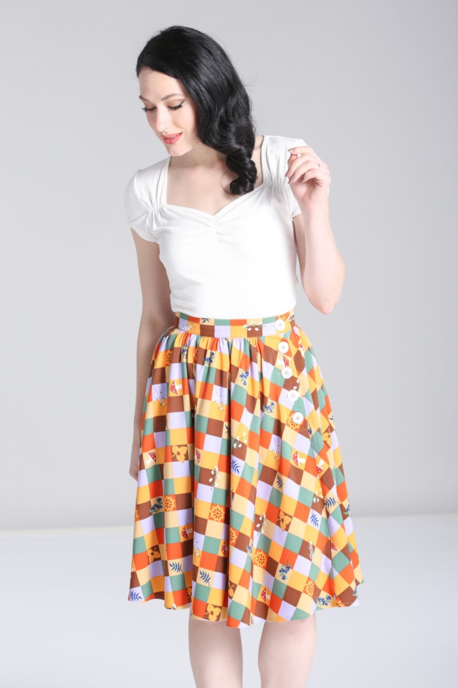 Hell Bunny Knee Skirts | Hawthorn Skirt