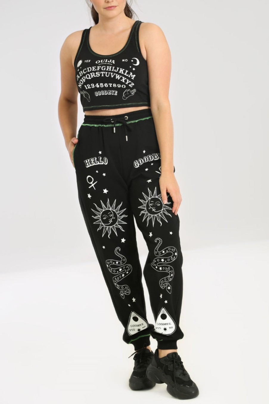 Hell Bunny Joggers | Ouija Joggers