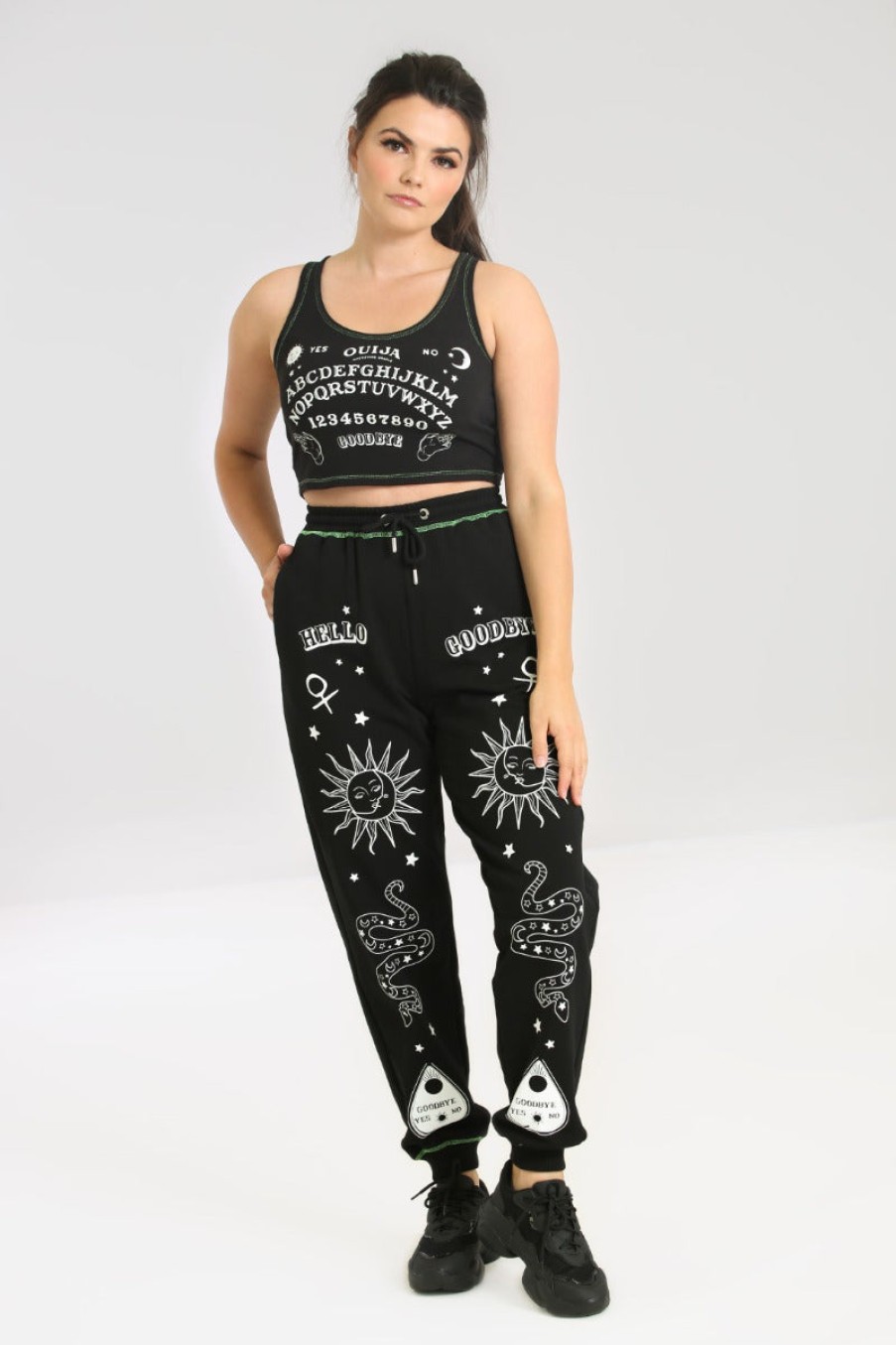 Hell Bunny Joggers | Ouija Joggers