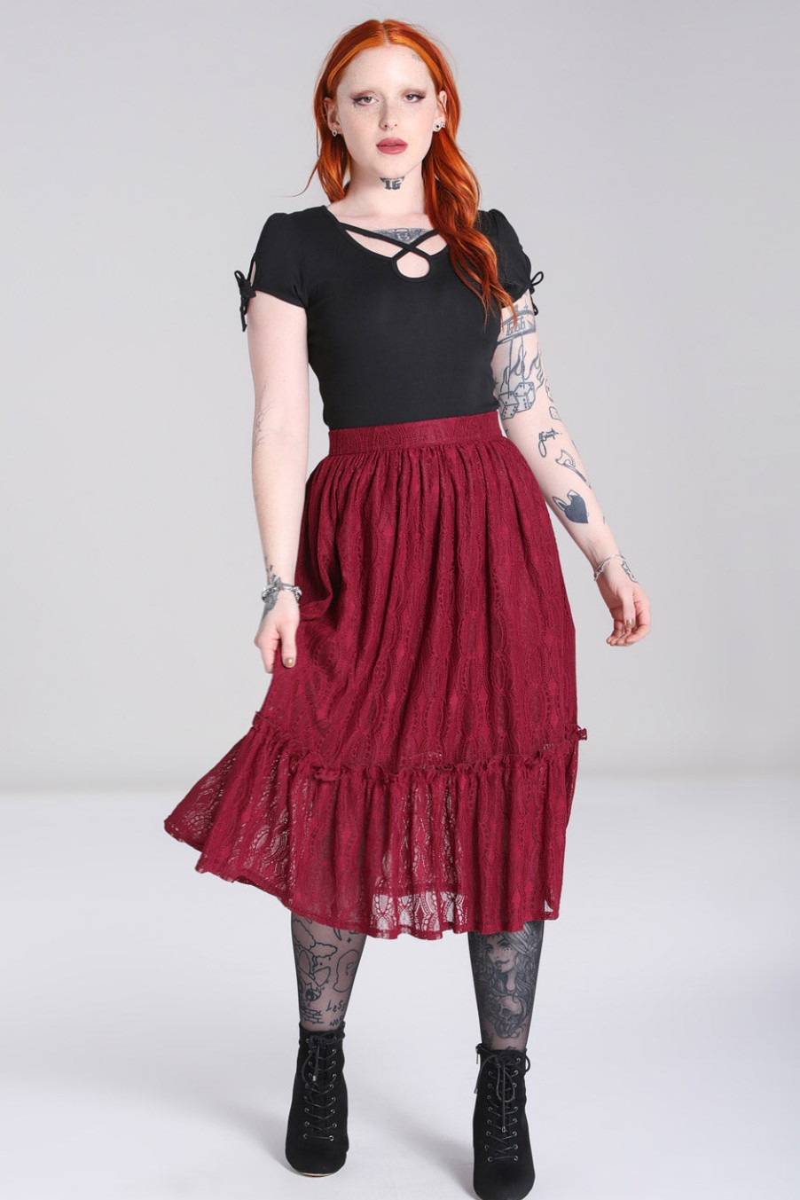 Hell Bunny Midi Skirts | Rhea Skirt