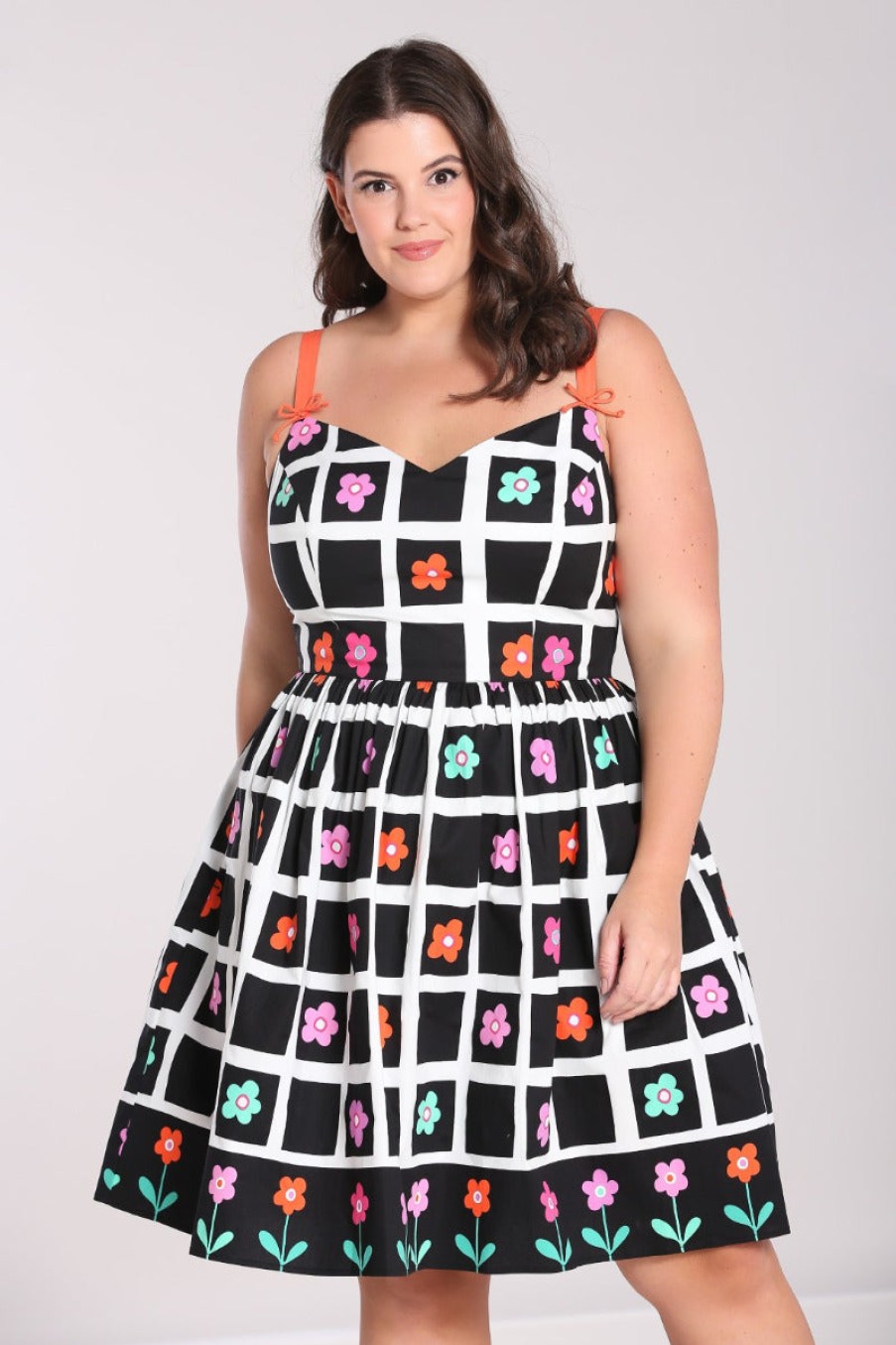 Hell Bunny Knee Dresses | Oopsie Daisy Knee Dress