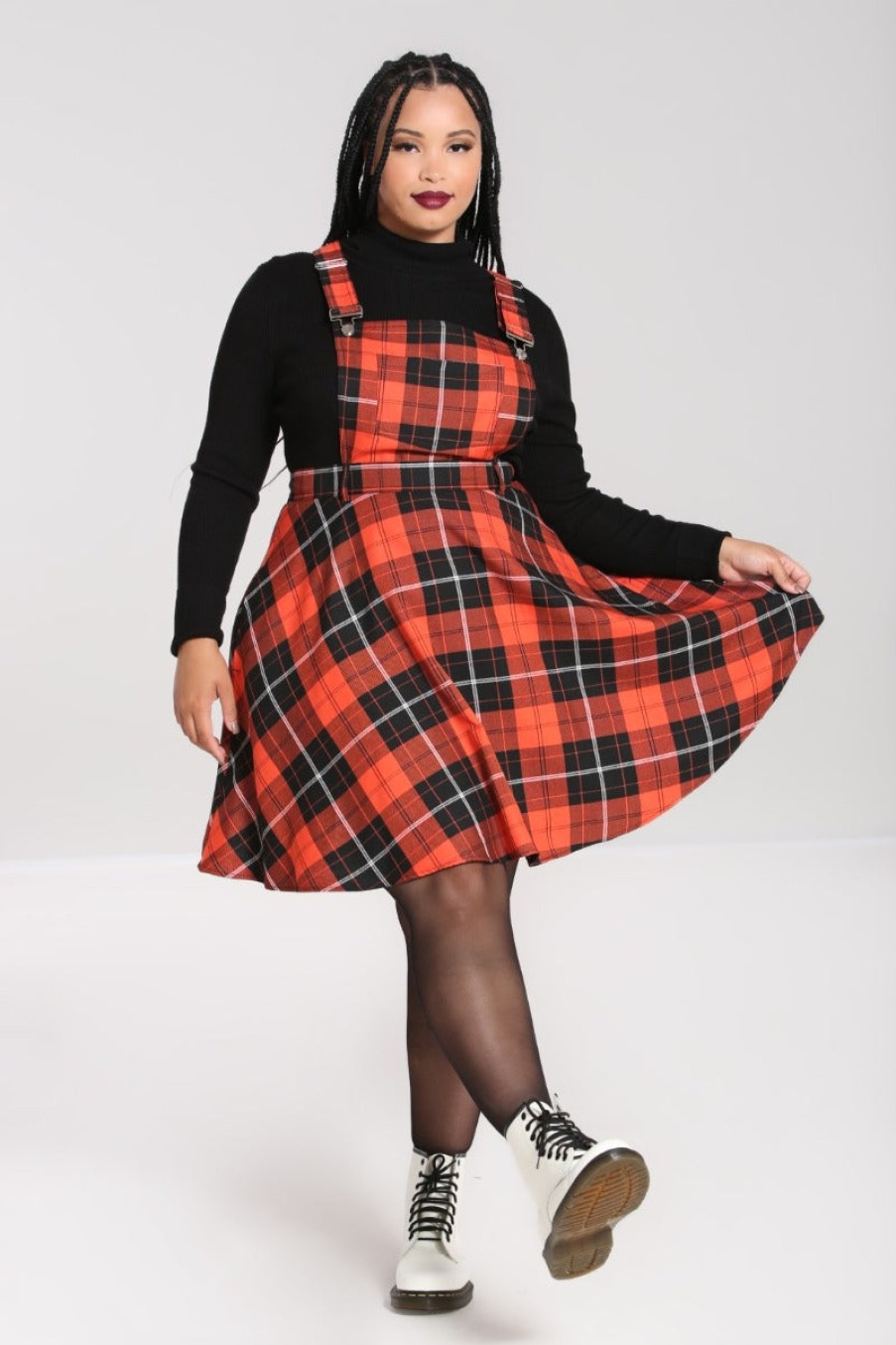 Hell Bunny Mini Dresses | Clementine Pinafore Dress