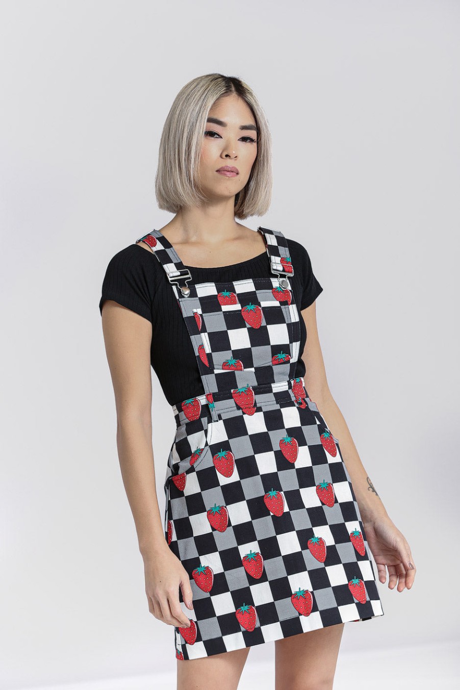 Hell Bunny Mini Dresses | Ginberry Pinafore Dress