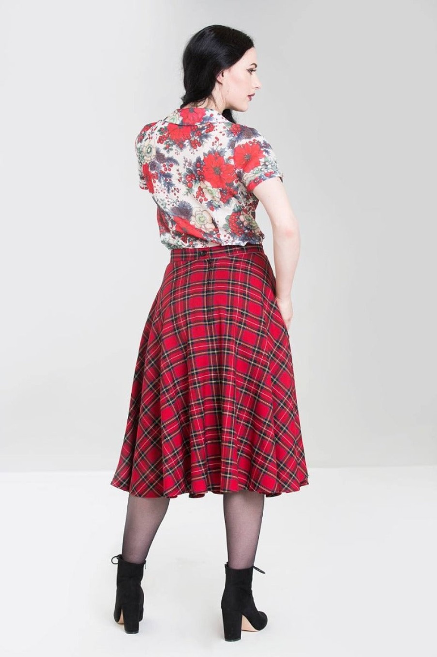 Hell Bunny Midi Skirts | Irvine 50'S Skirt