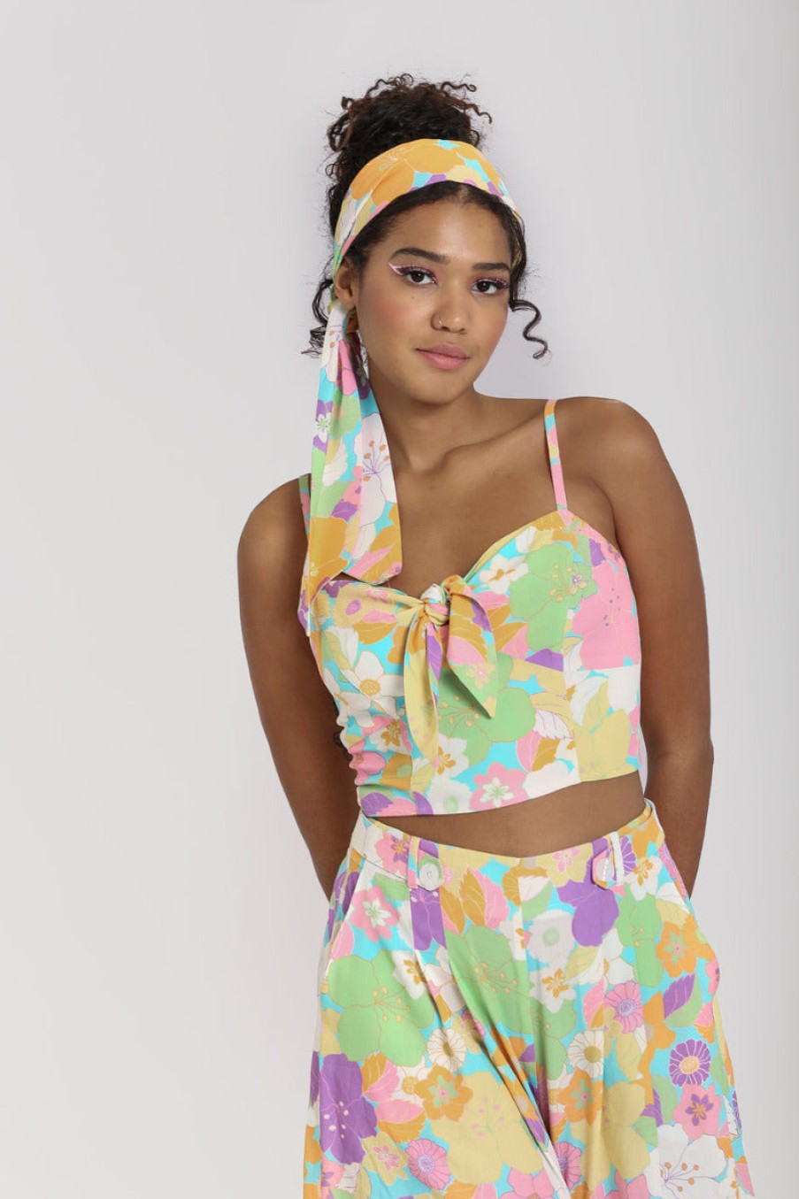 Hell Bunny Crop Tops | Florette Crop Top