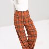 Hell Bunny Trousers | Tawny Trousers