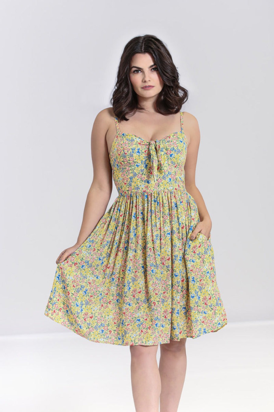 Hell Bunny Knee Dresses | Ingalls Bow Dress