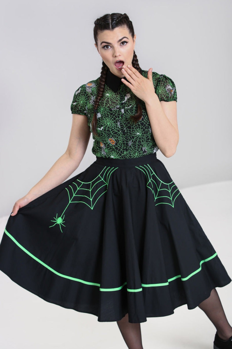 Hell Bunny Midi Skirts | Miss Muffet 50'S Skirt