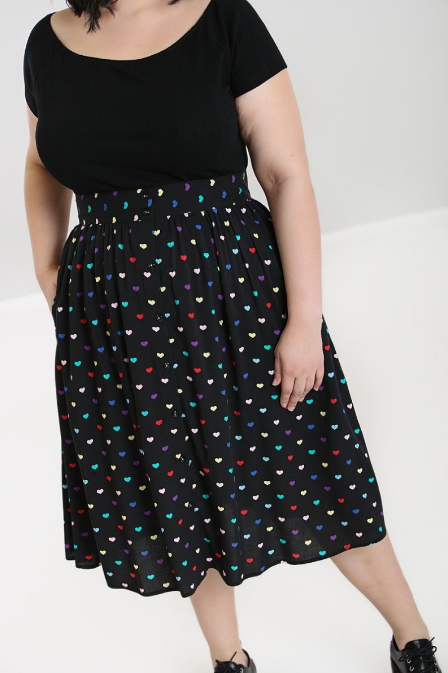 Hell Bunny Midi Skirts | True Love Skirt