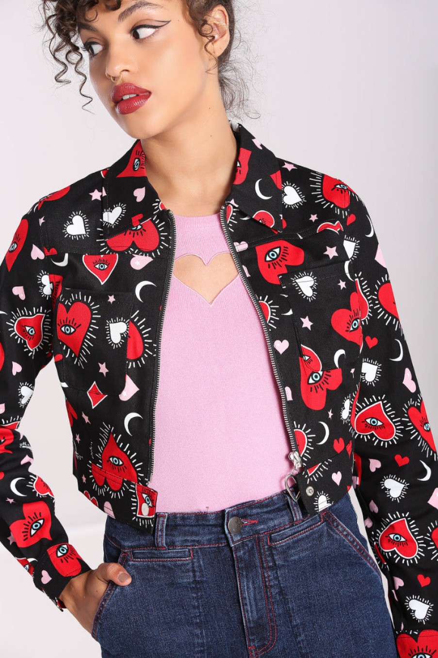 Hell Bunny Jackets | Kate Heart Jacket