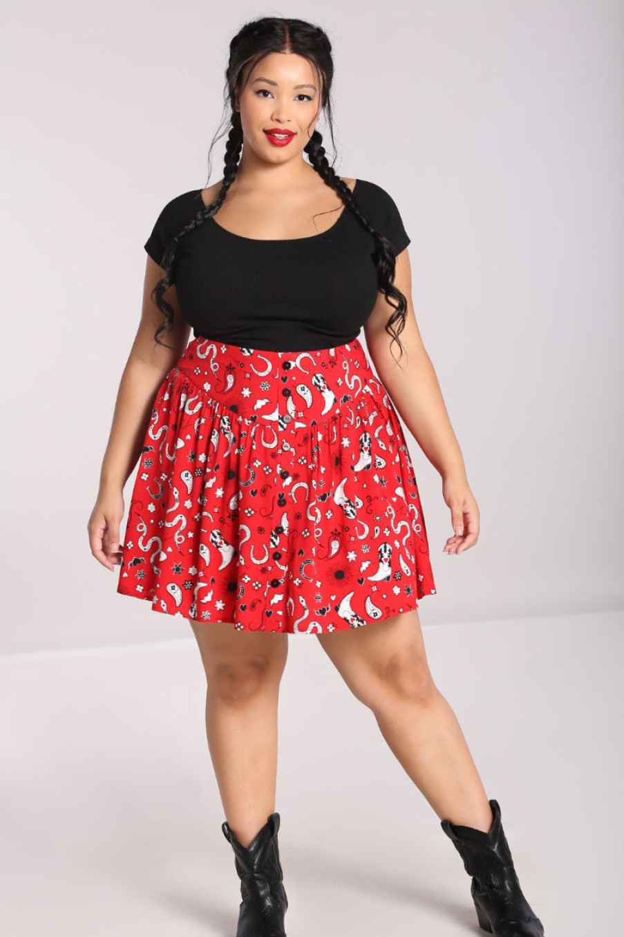 Hell Bunny Mini Skirts | Emmylou Skirt