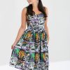 Hell Bunny Midi Dresses | Be Afraid 50'S Dress