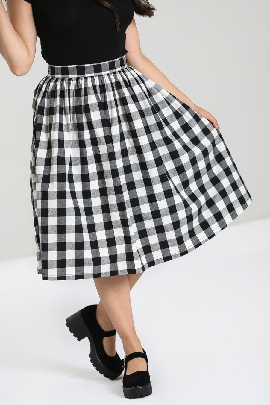 Hell Bunny Midi Skirts | Victorine 50'S Skirt Plus Size