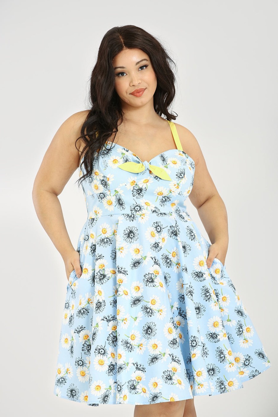 Hell Bunny Knee Dresses | Daisy Mid Dress