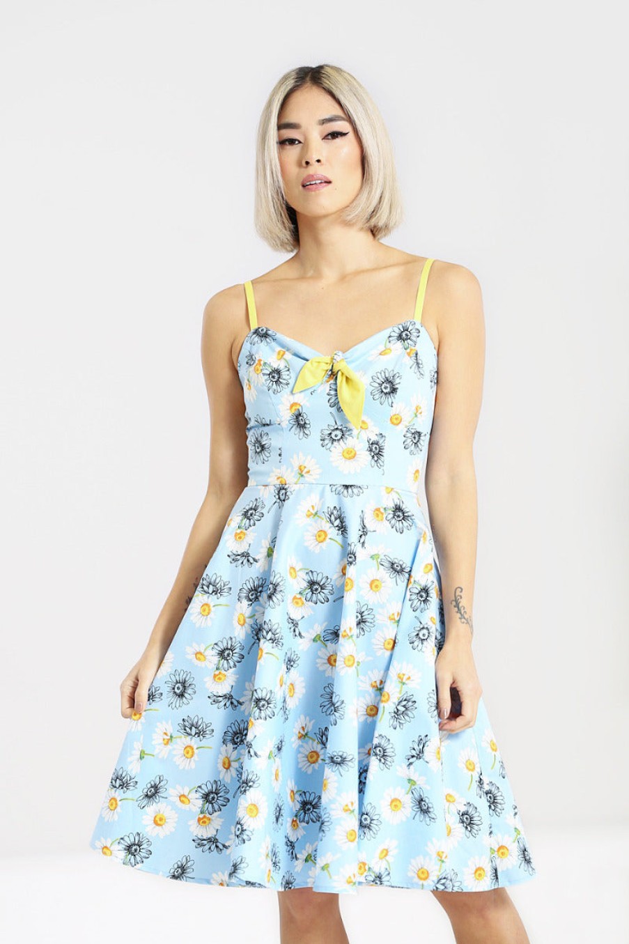 Hell Bunny Knee Dresses | Daisy Mid Dress