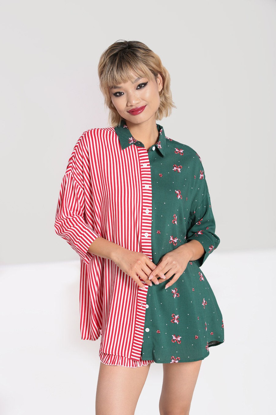 Hell Bunny Shirts | Beth Oversized Shirt