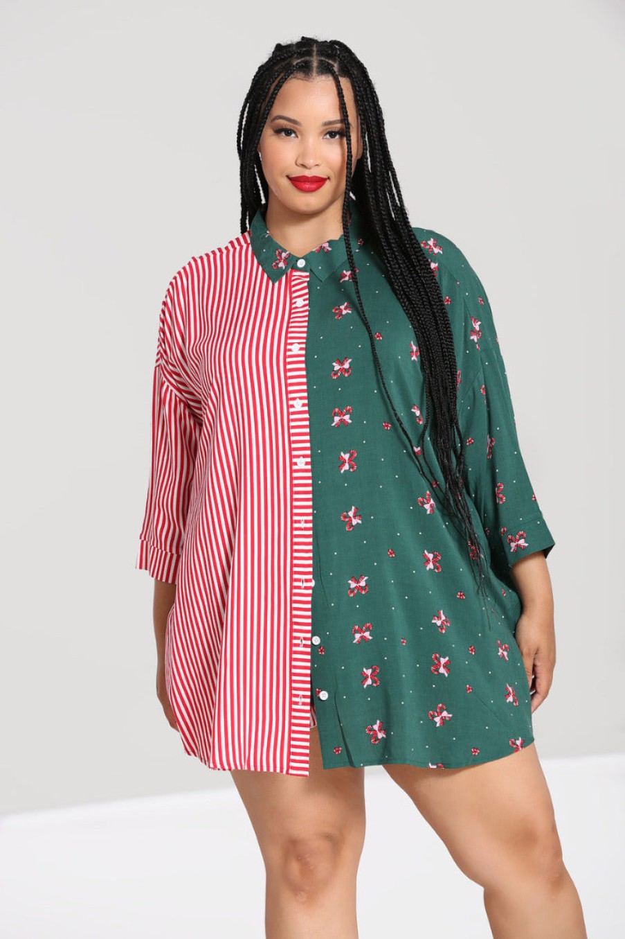 Hell Bunny Shirts | Beth Oversized Shirt