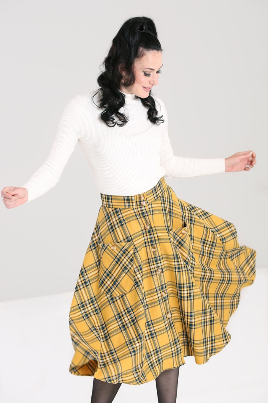 Hell Bunny Midi Skirts | Wither Skirt