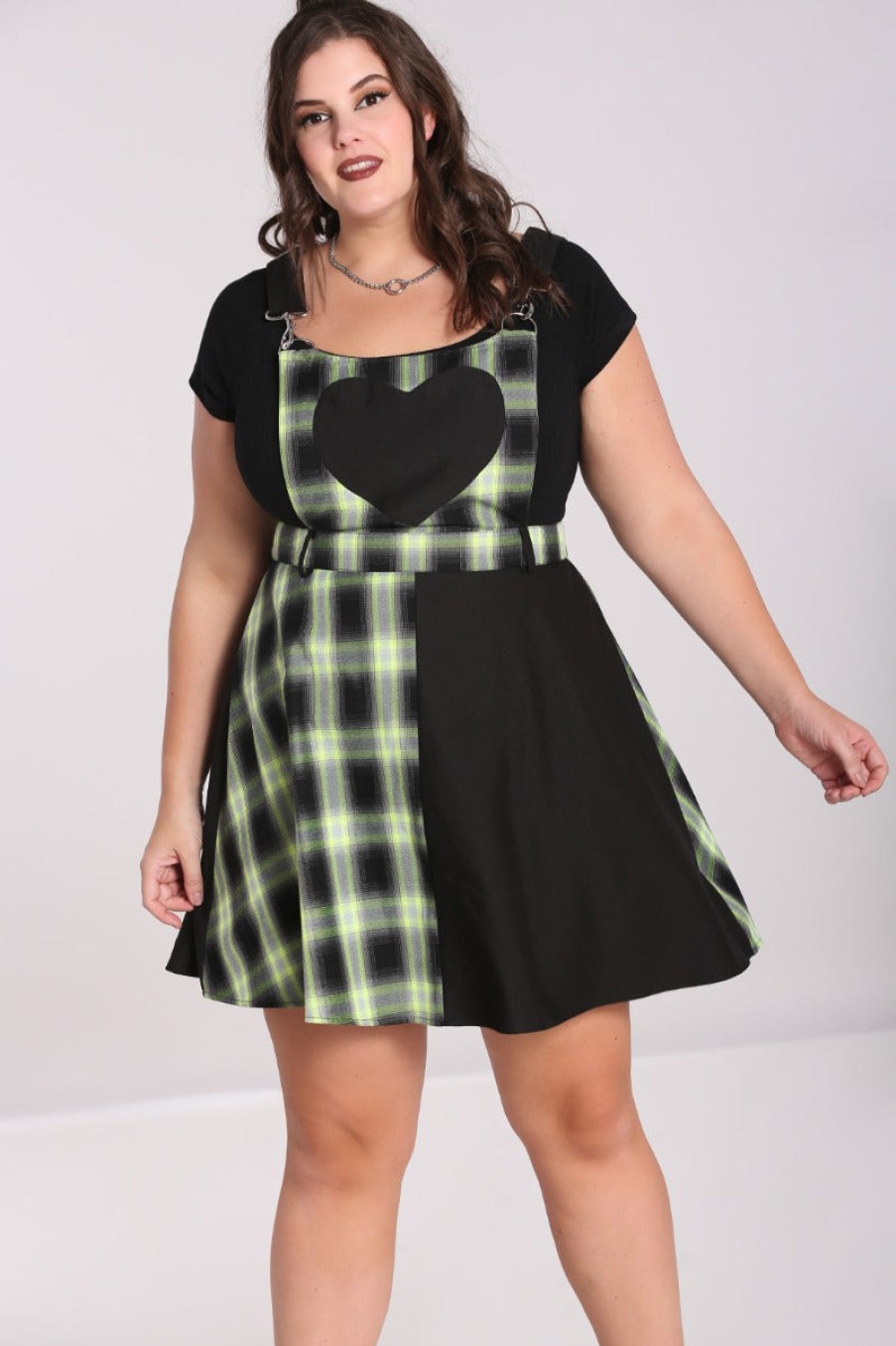 Hell Bunny Mini Dresses | Tammy Pinafore Dress